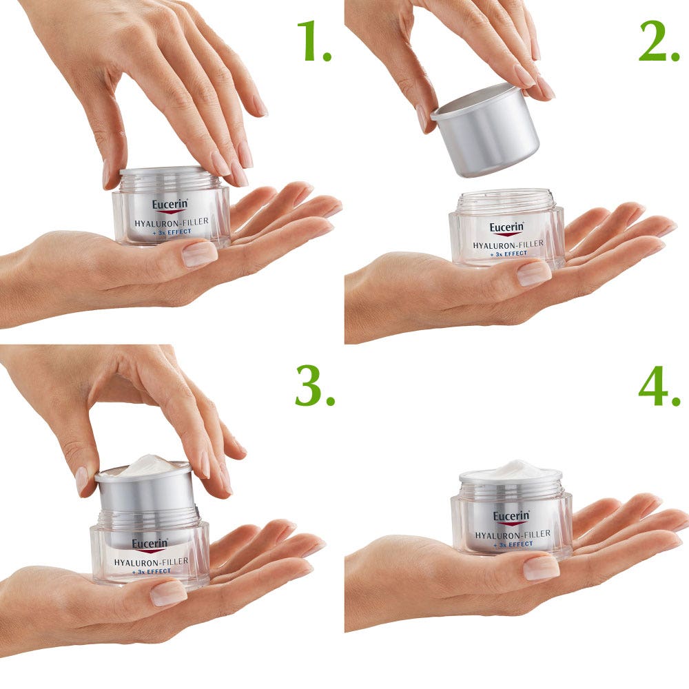 Eucerin Hyaluron-Filler + 3x Effect Spf15 Anti-Aging Day Care Refill dry skin 50ml (1.69fl oz)