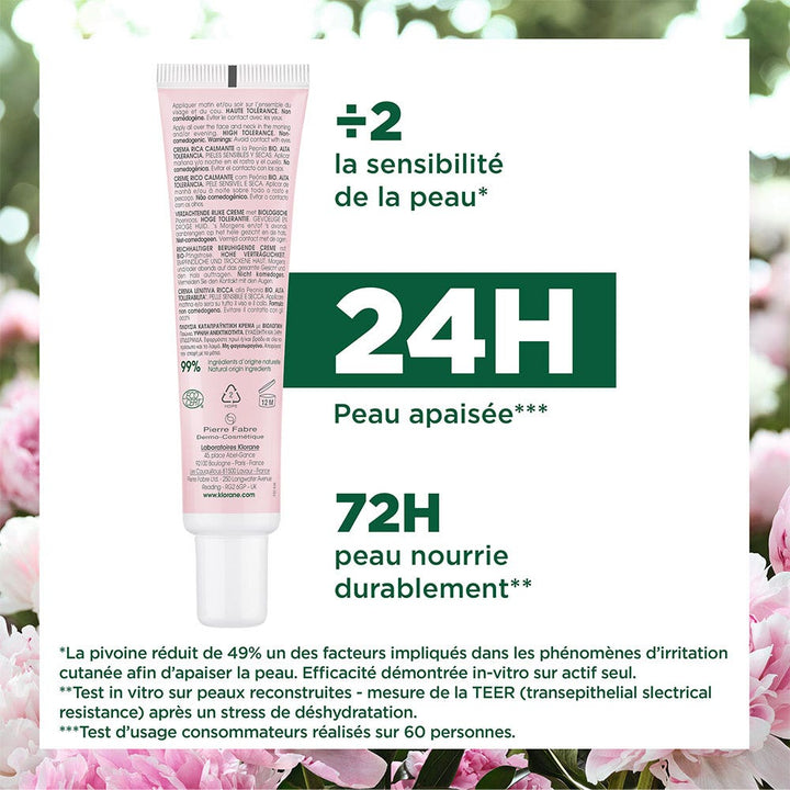 Klorane Soothing Rich Cream with Peony 40ml (1.3floz)
