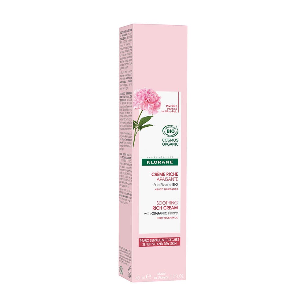 Klorane Soothing Rich Cream with Peony 40ml (1.3floz)