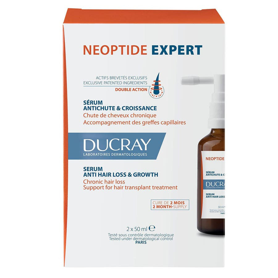 Ducray Neoptide Expert Anti-Hair Loss & Growth Serum 2x50ml (2x1.69floz)