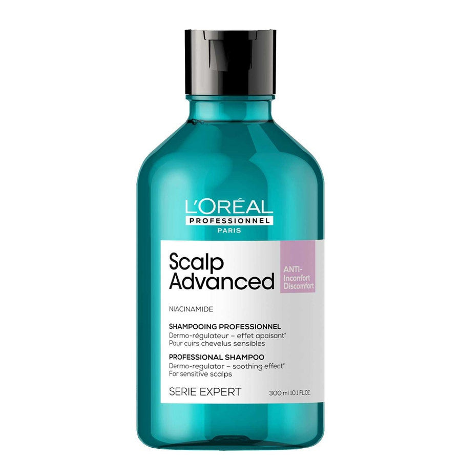 Shampooing dermo-régulateur apaisant à la niacinamide L'Oréal Professionnel Scalp Advanced 300 ml (10,14 fl oz) 