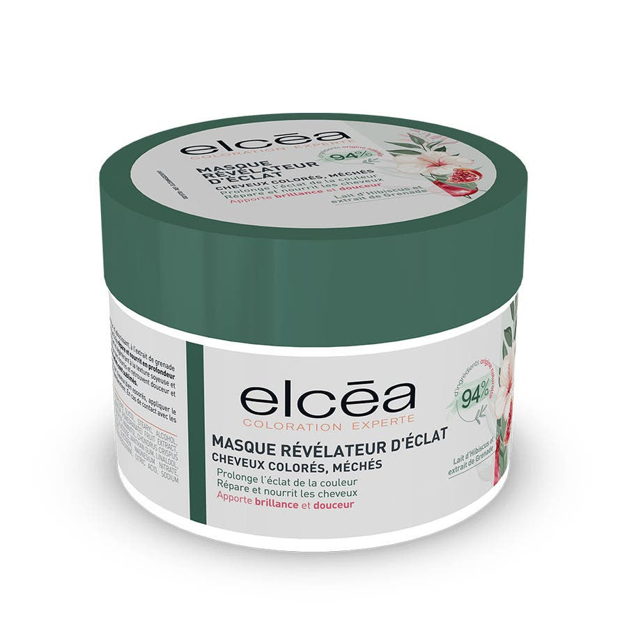 Elcea Masque Brillance et Éclat Cheveux Colorés 200 ml (6,76 fl oz) 