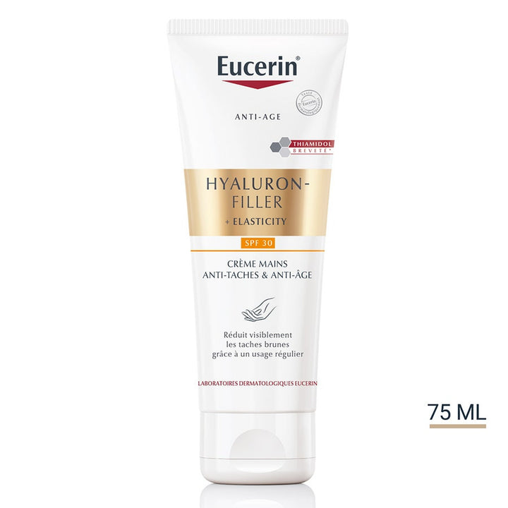 Eucerin Hyaluron-Filler + Elasticity كريم لليدين مصحح SPF30 75ml
