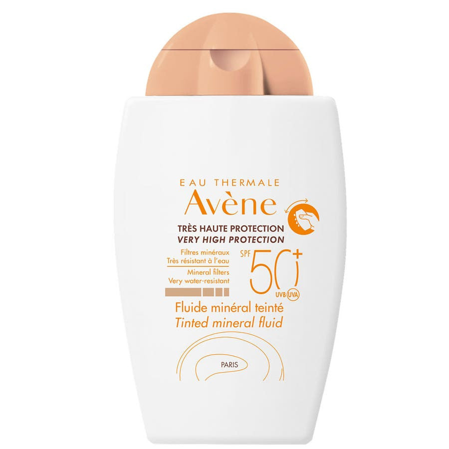 Avène Sun Very High Protection Tinted Mineral Fluid SPF50+ - 40ml (1.35fl oz)