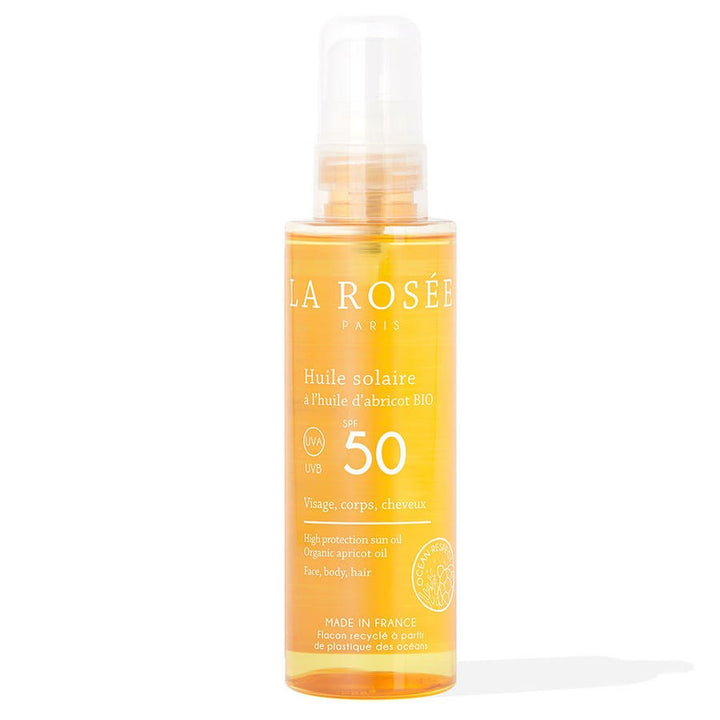 La Rosée زيت واقٍ من الشمس بالمشمش عالي الحماية SPF50 150ml
