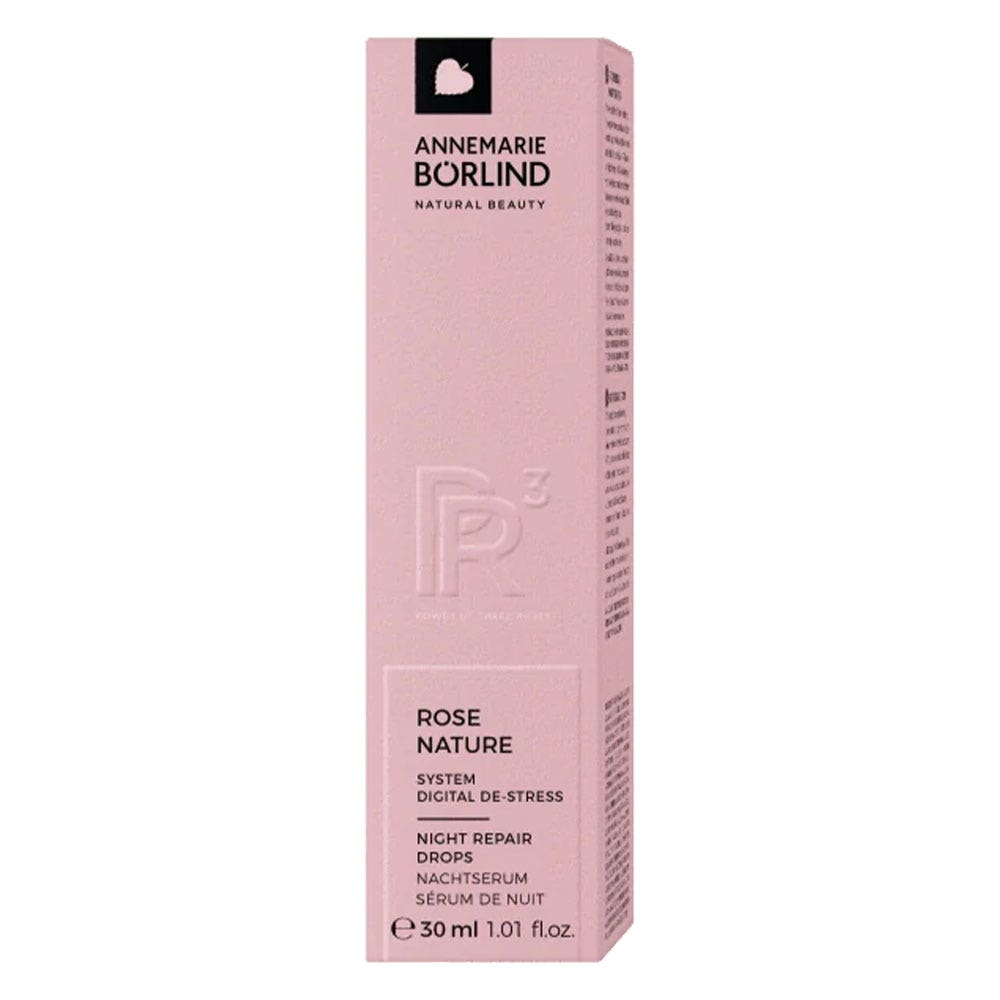ANNEMARIE BÖRLIND Rose Nature Night Repair Serum All Skin Types 30ml (1.01fl oz)
