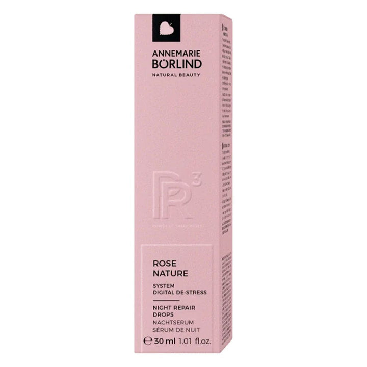 ANNEMARIE BÖRLIND Rose Nature Night Repair Serum All Skin Types 30ml (1.01fl oz)