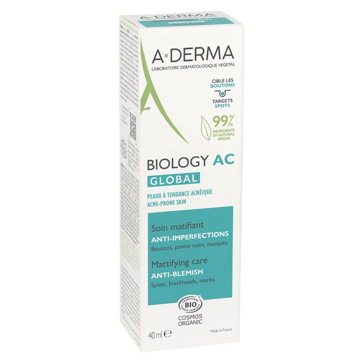 A-Derma Biology AC Global Mattifying Care Anti-Blemish 40ml (1.35fl oz)