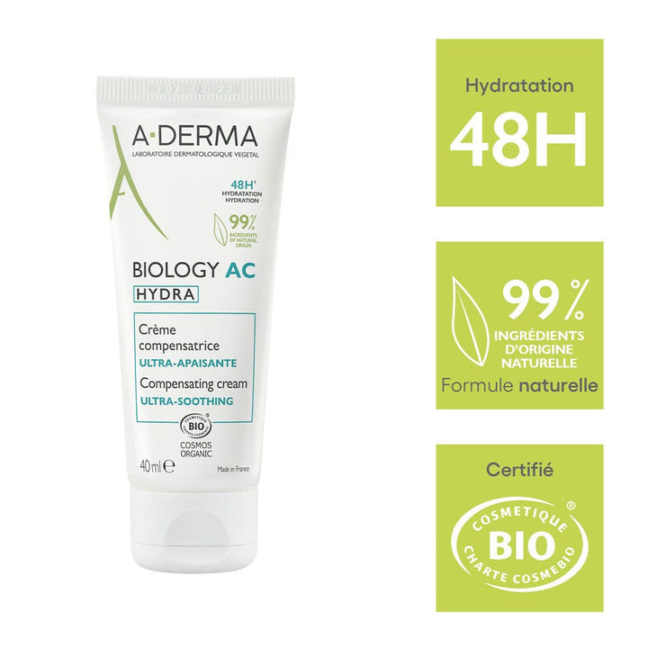 A-Derma Phys-AC Hydra Compensating Cream 40ml (1.35fl oz)