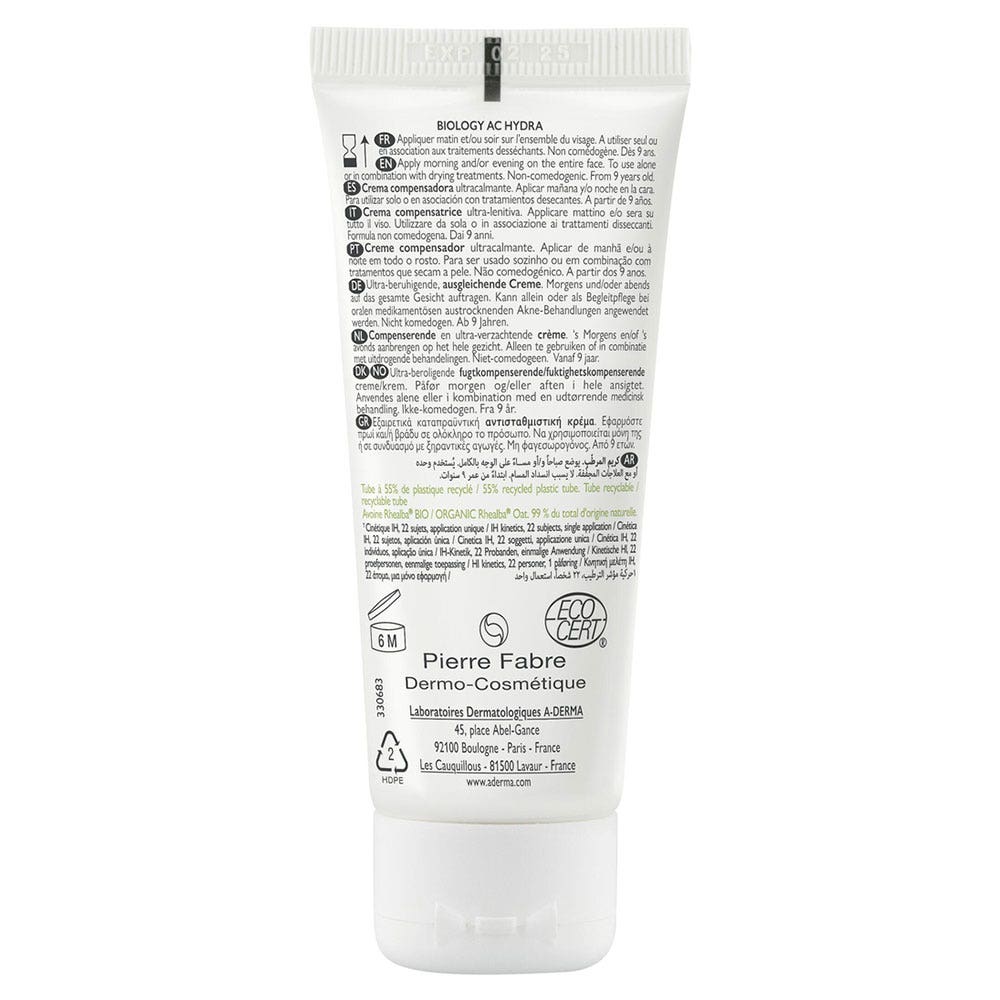 A-Derma Phys-AC Hydra Compensating Cream 40ml (1.35fl oz)