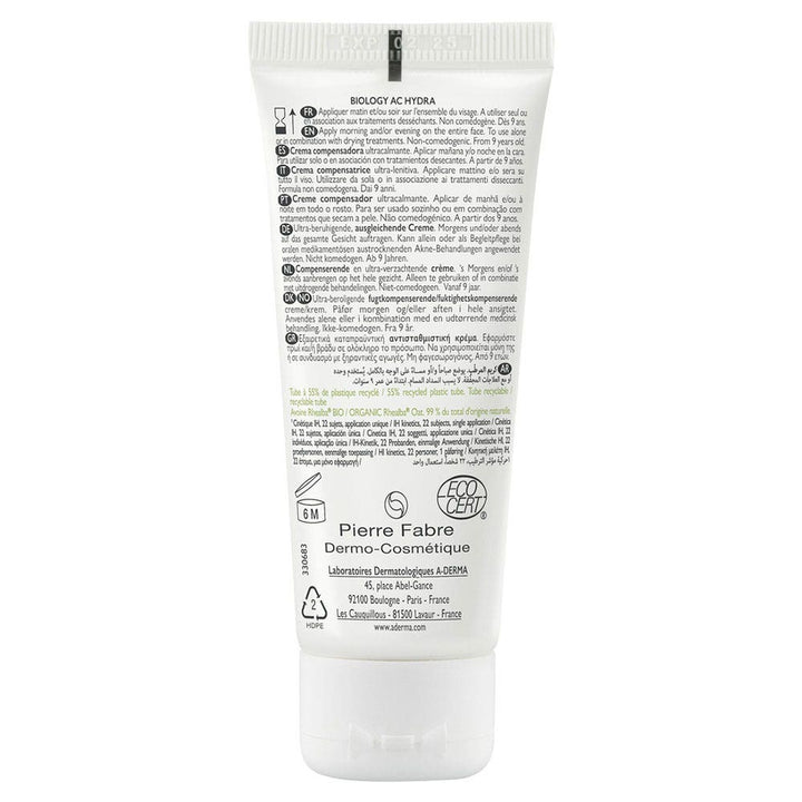 A-Derma Phys-AC Hydra Compensating Cream 40ml (1.35fl oz)