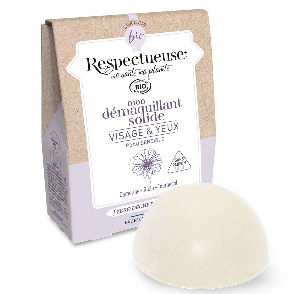 Respectueuse Make-up Removers Solide Face & Eyes Bioes Sensitive Skin 25g (0.88oz)