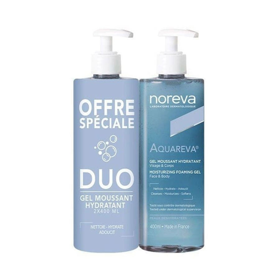 Noreva Exfoliac Gel Moussant Purifiant Quotidien Visage et Corps Peaux Déshydratées 250 ml (8,45 fl oz) 