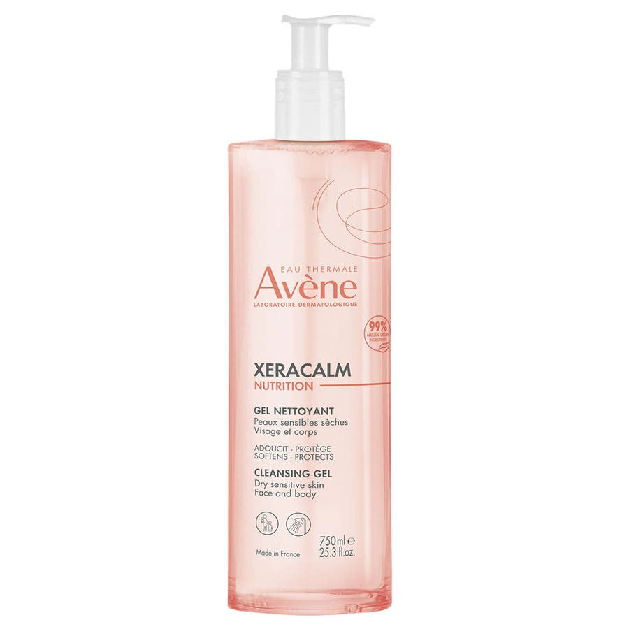 Avène Xeracalm Nutrition Cleansing Gel 750ml (25.36fl oz)