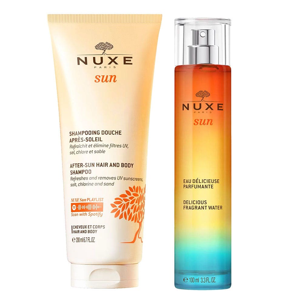 Nuxe Sun Delicious Fragrance Gift Set + After-Sun Shower Shampoo