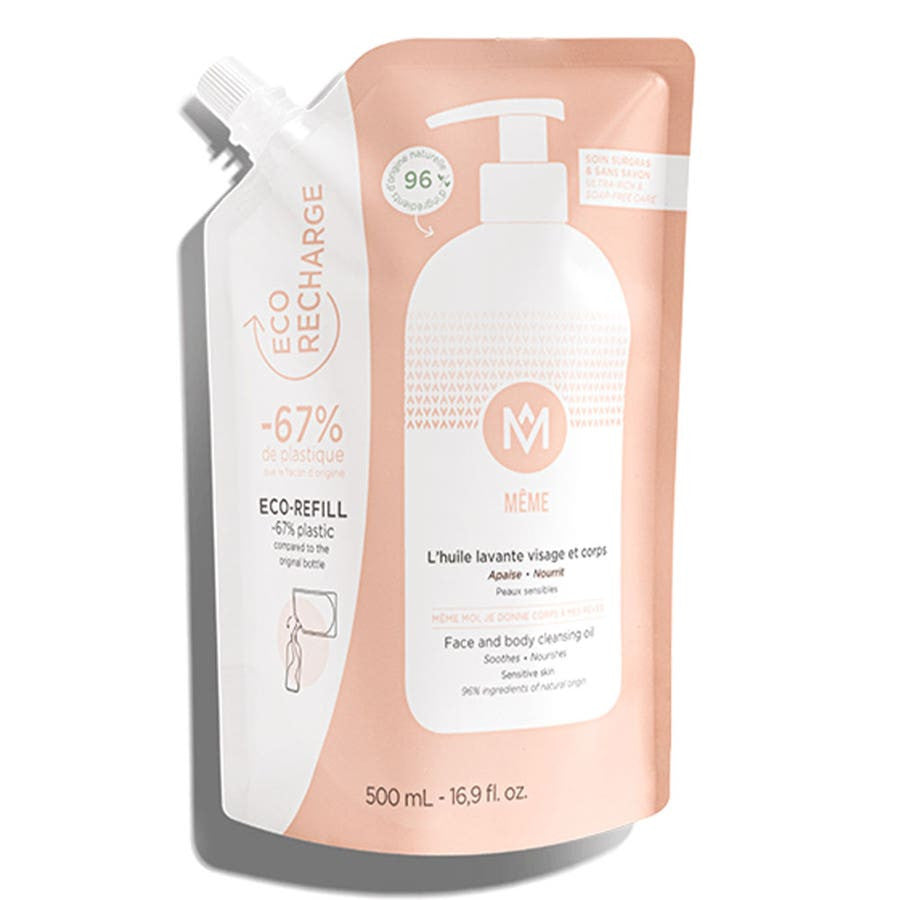 Recharge d'huile nettoyante pour le corps MæME Peaux sensibles 500 ml (16,90 fl oz) 