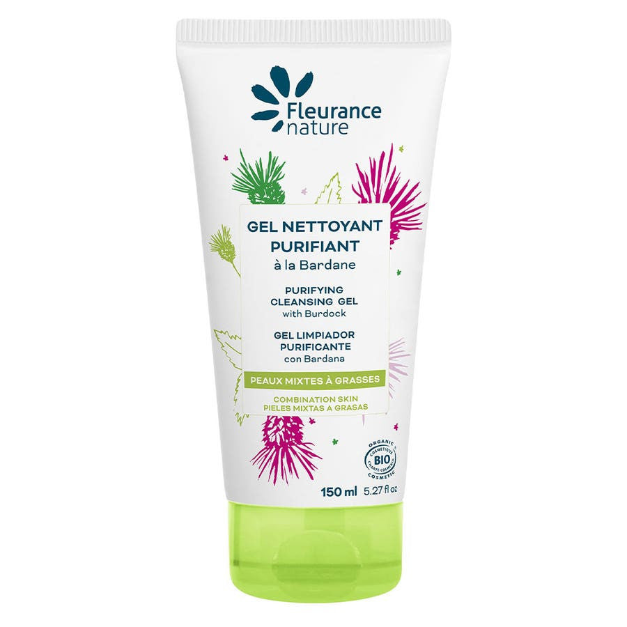 Fleurance Nature Gel Nettoyant Purifiant à la Bardane Bio 150 ml 