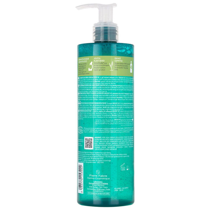 A-Derma Phys-AC Purifying Foaming Gel for Acne-Prone Skin 400ml (13.52 fl oz)