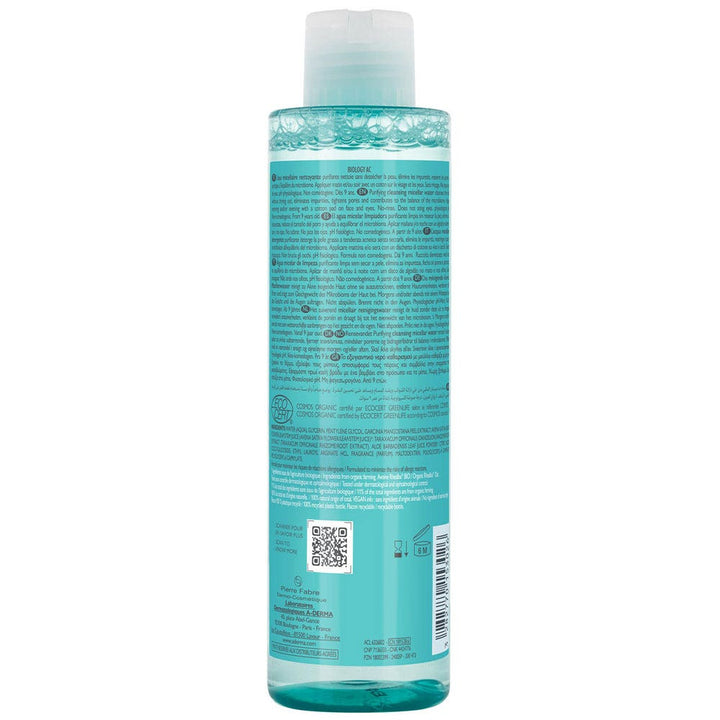 A-Derma Biology AC Purifying Micellar Water Bio 200ml (6.76fl oz)