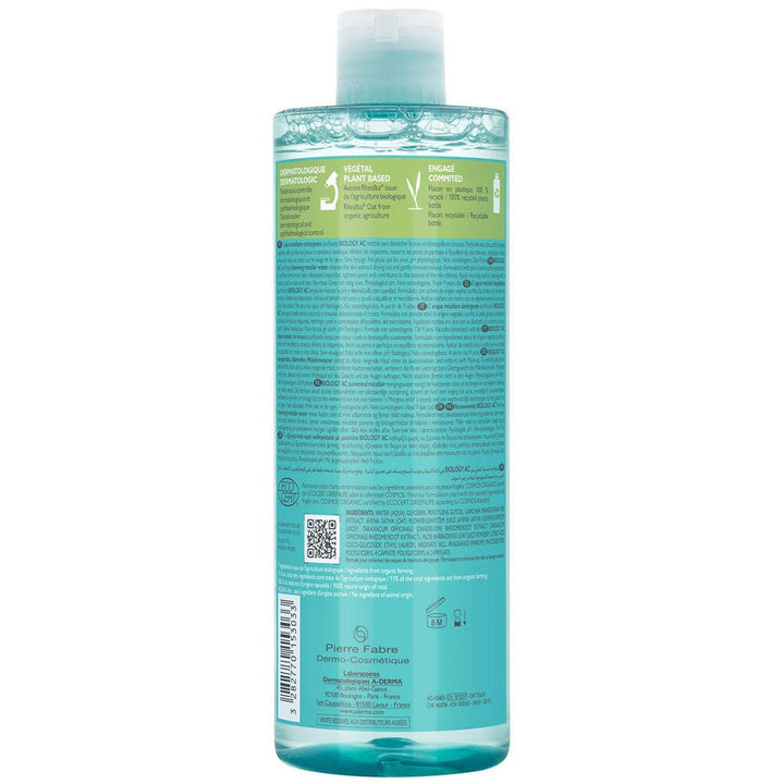 A-Derma Biology AC Purifying Micellar Water Bio 400ml (13.52fl oz)