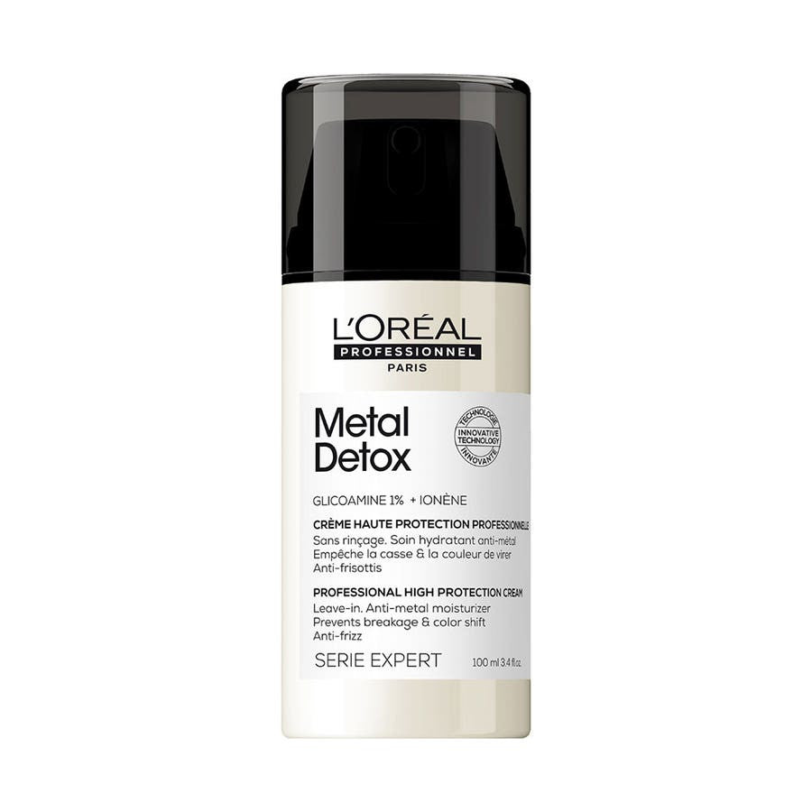 L'Oréal Professionnel Metal Detox Crème Haute Protection Sans Rinçage 100 ml (3,38 fl oz) 