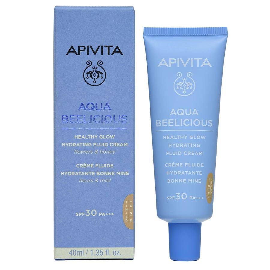 Crème fluide hydratante Apivita Aqua Beelicious avec SPF 30 40 ml (2,07 fl oz) 