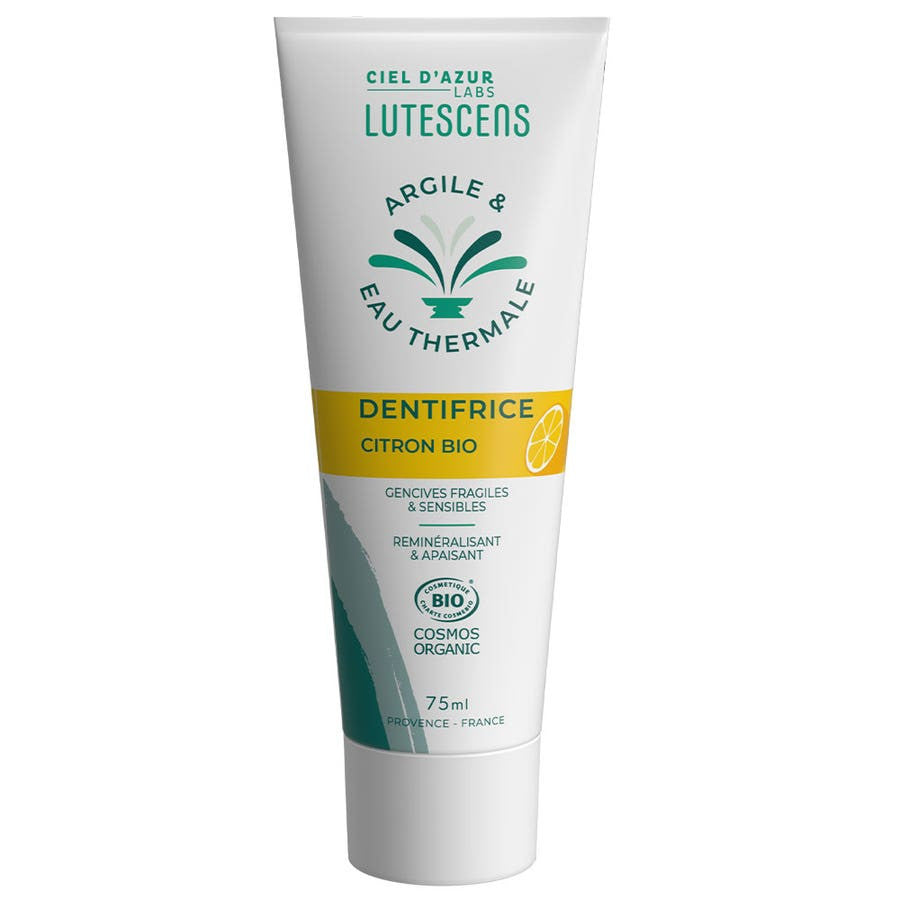 Lutescens Organic Lemon Toothpaste 75ml (2.53fl oz)