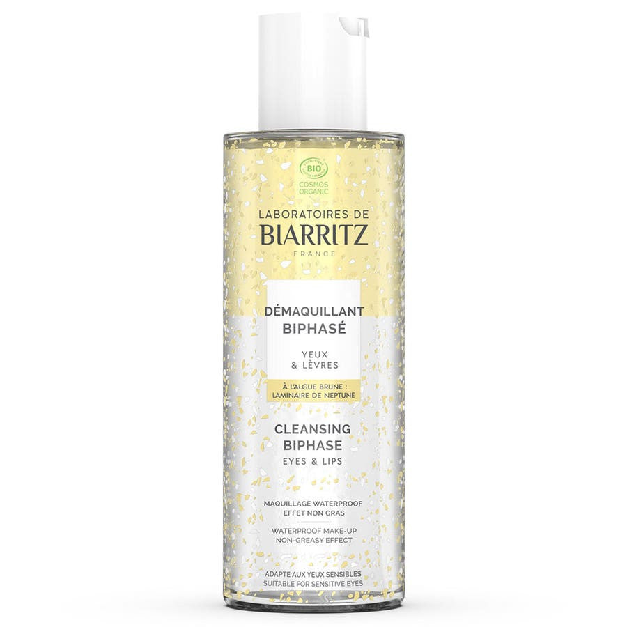 Laboratoires De Biarritz Nettoyant Biphasique Yeux et Lèvres Sensibles 125 ml (4,22 fl oz) 