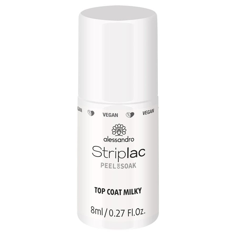 Alessandro Striplac Top coat laiteux semi-permanent 8 ml (0,27 fl oz) 