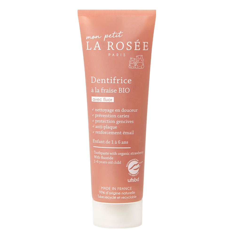 LA ROSÉE Baby Toothpaste organic strawberry 50ml (1.69fl oz)