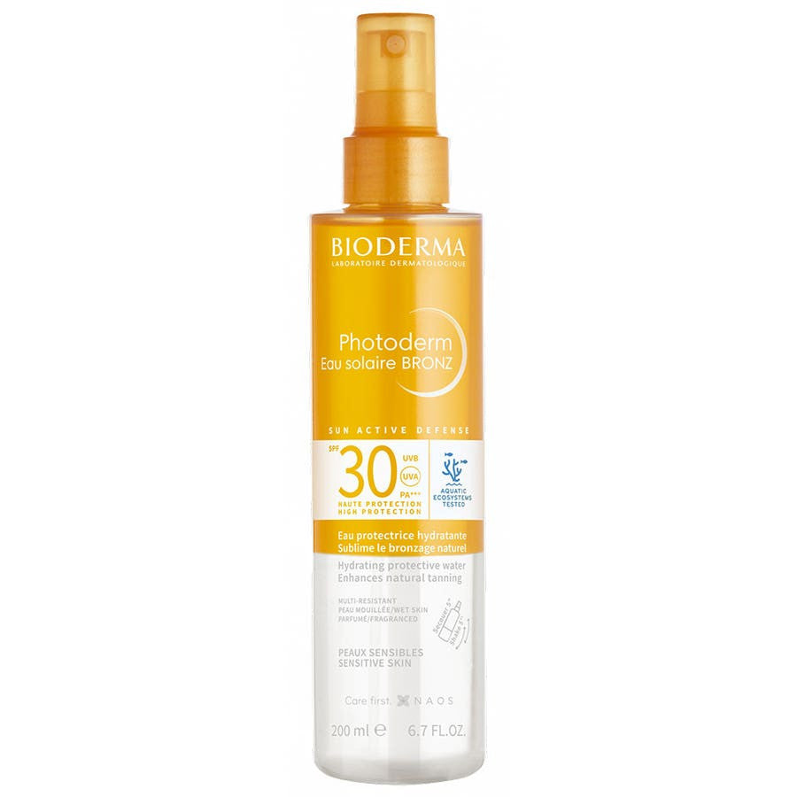 Bioderma Photoderm Bronz Sun Water SPF30 for Sensitive Skin 200ml (6.76fl oz)