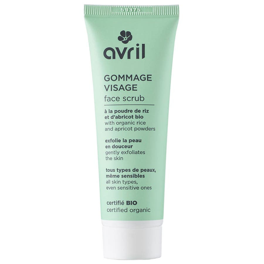 Avril Gommage Visage Poudre de Riz et d'Abricot Bio 50 ml (1,69 fl oz) 