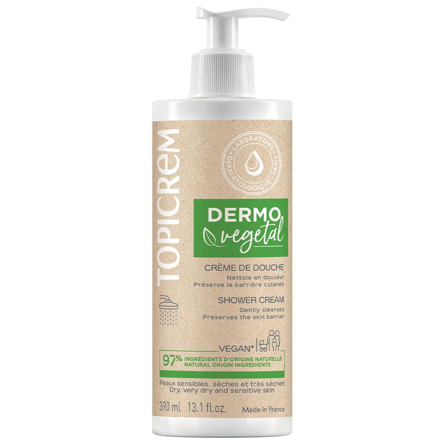 Topicrem Dermovegetal Crème de Douche 390 ml (13,18 fl oz) 