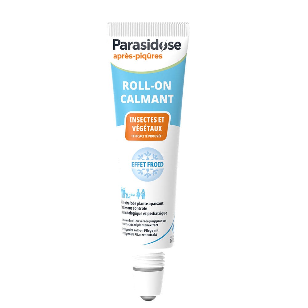 PARASIDOSE Insect and plant calming roll-on Cold effect Après-piqûres 15ml (0.51fl oz)