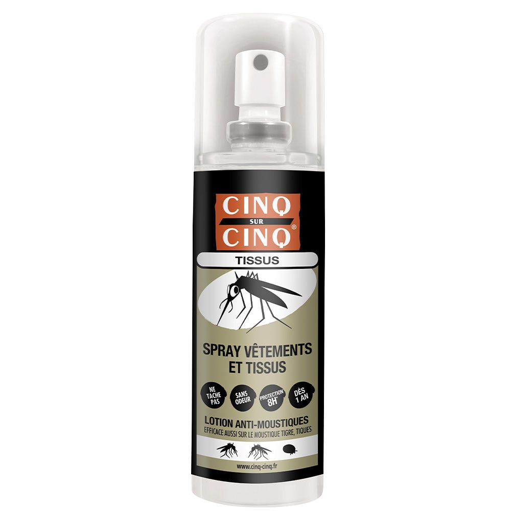 Cinq Sur Cinq Anti-mosquito clothing and fabric spray 100ml (3.38fl oz)