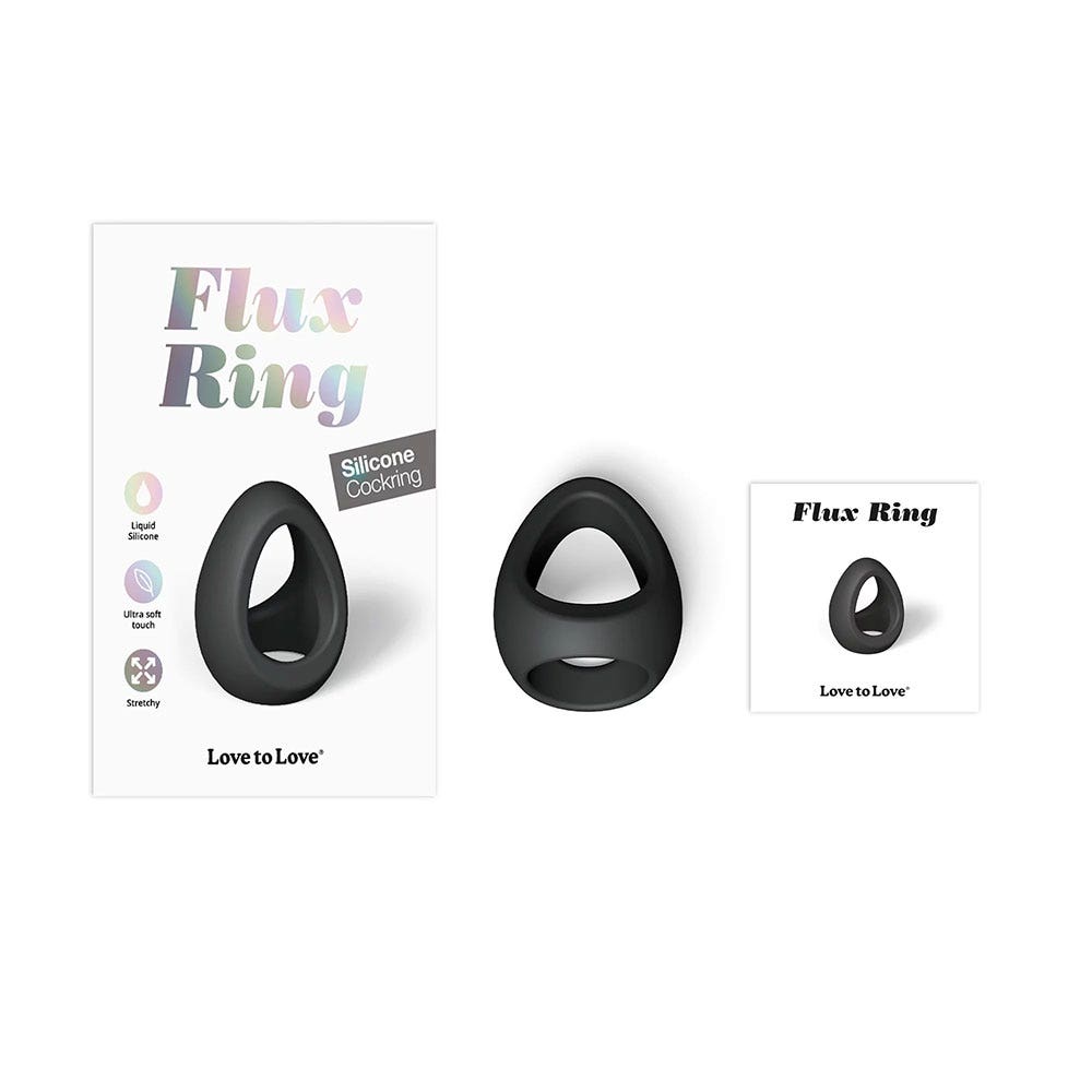 Love To Love Flux Ring Black Onyx