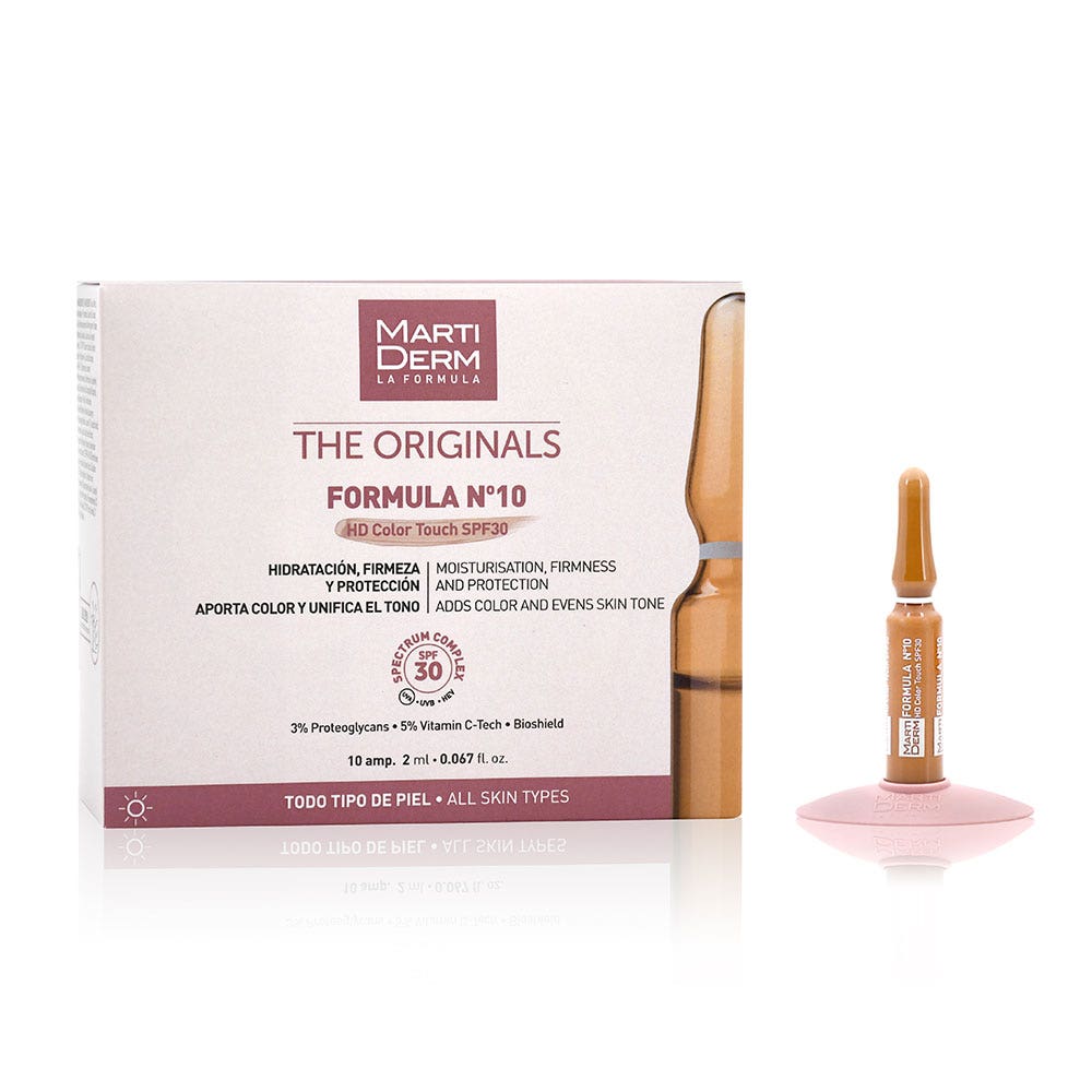 Martiderm FORMULA Nº10 HD Color Touch SPF30 10 Ampulas