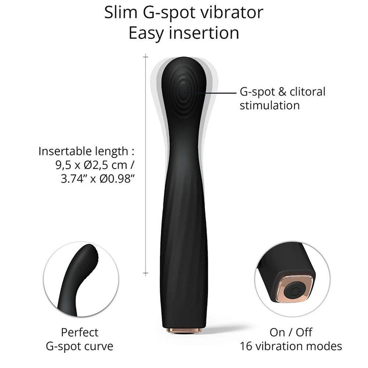 Love To Love Feel Me Vibrator Black Onyx