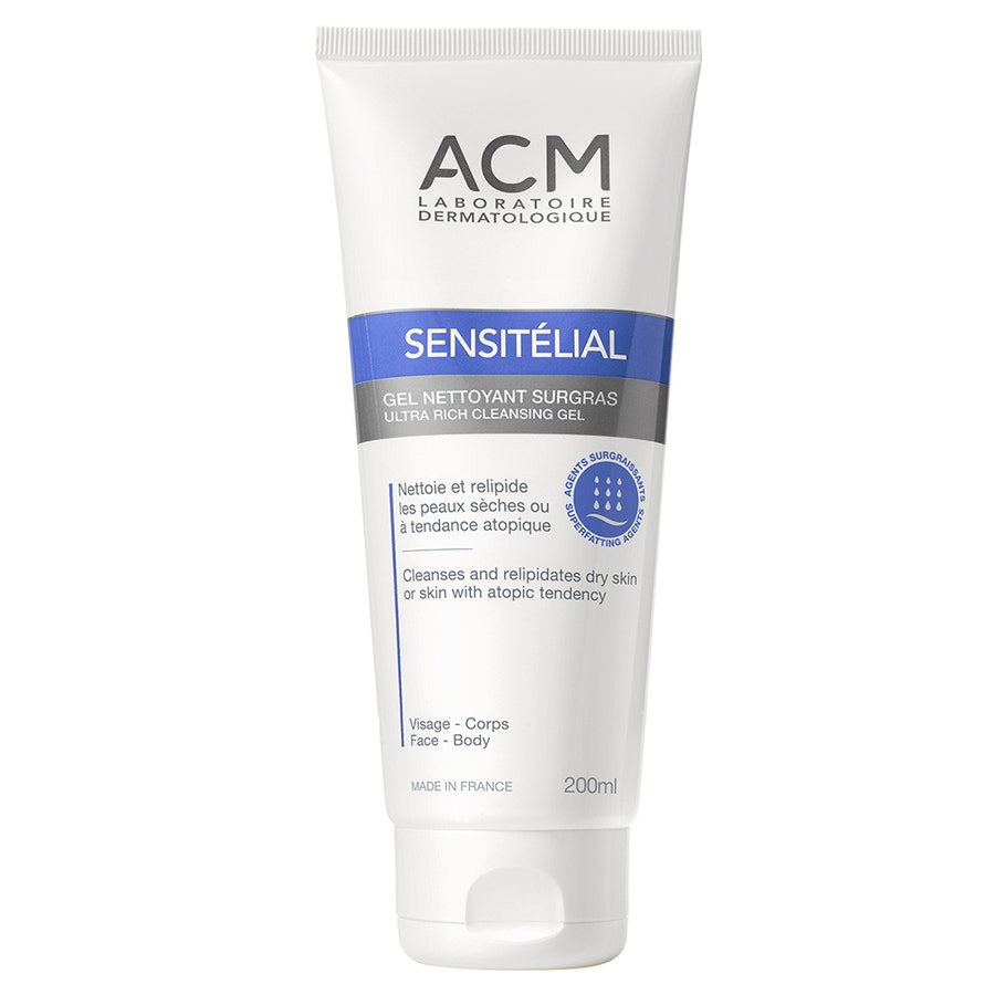 Gel nettoyant surgras Acm Sensitelial 200 ml (6,76 fl oz) 