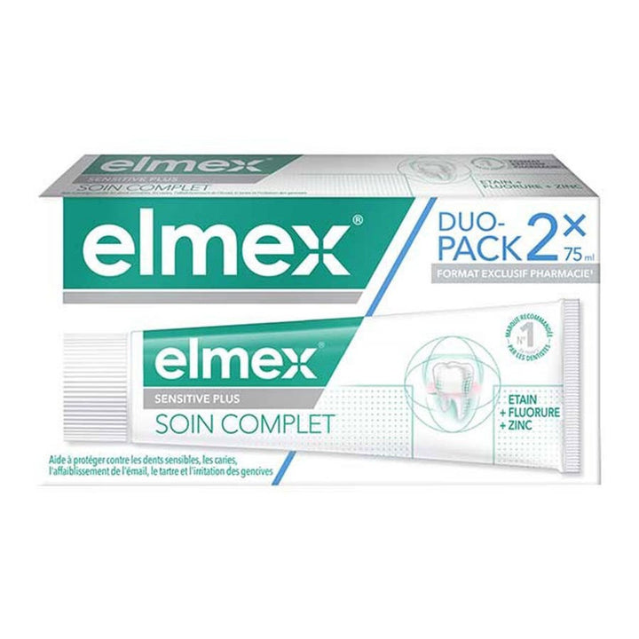 Elmex Sensitive Plus Complete Care معجون أسنان 75ml x2