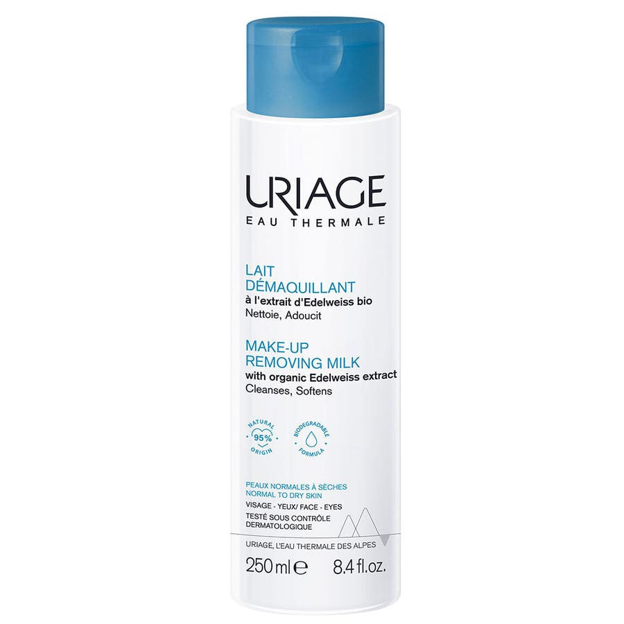 Uriage Lait Démaquillant Hygiène Visage Peaux Normales à Sèches 250 ml 