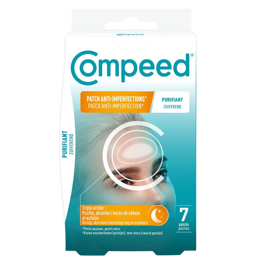 Patch purifiant anti-imperfections Compeed x7 