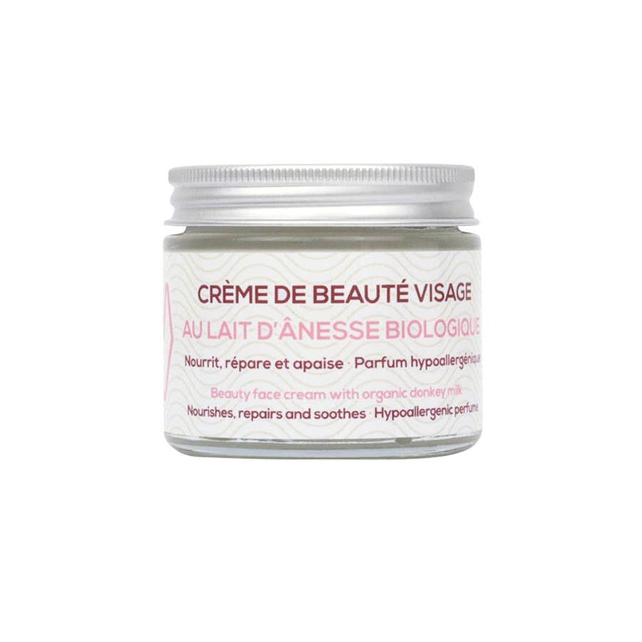 Oleanat Douceur d'Antan Soins Crème de Beauté Visage au Lait d'Ânesse Bio 50 ml (1,69 fl oz) 