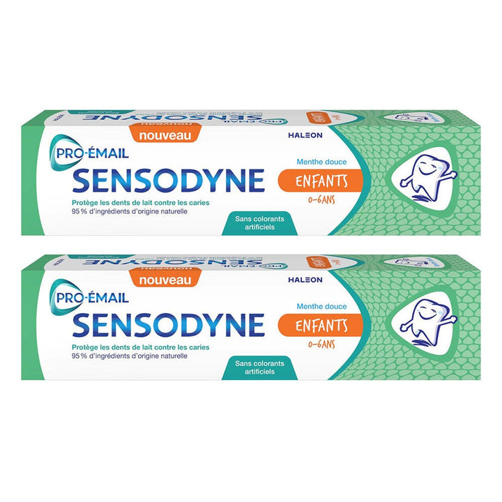 Sensodyne Pro-Email Toothpaste Children 0 to 6 years Sweet mint 2x50ml (1.69fl oz)