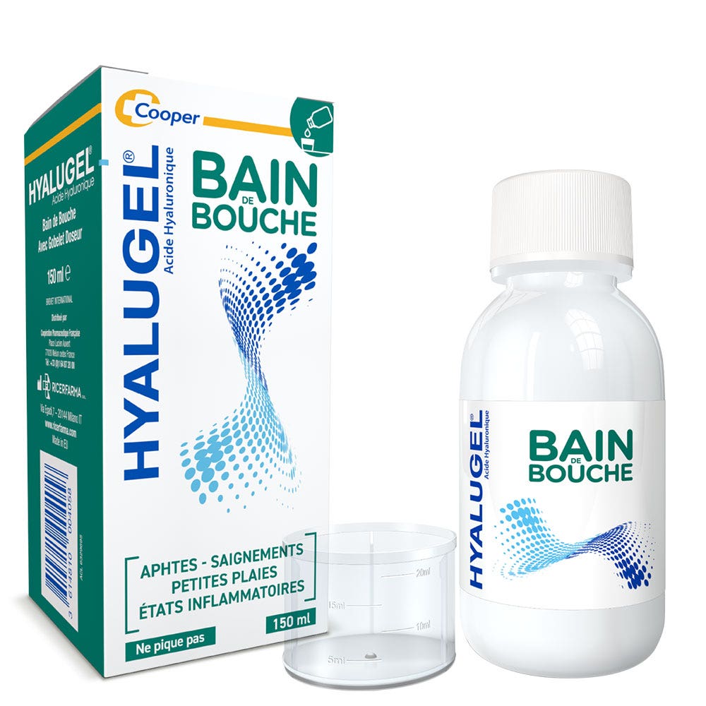 Hyalugel Hyalugel Mouth Bath With Hyaluronic Acid 150ml (5.07fl oz)