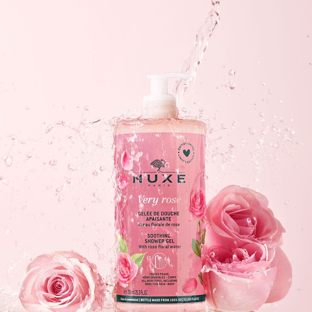 Nuxe Very rose Gentle Shower Gel 750ml (25.36fl oz)