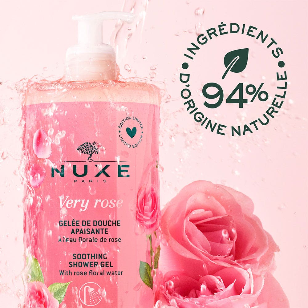 Nuxe Very rose Gentle Shower Gel 750ml (25.36fl oz)