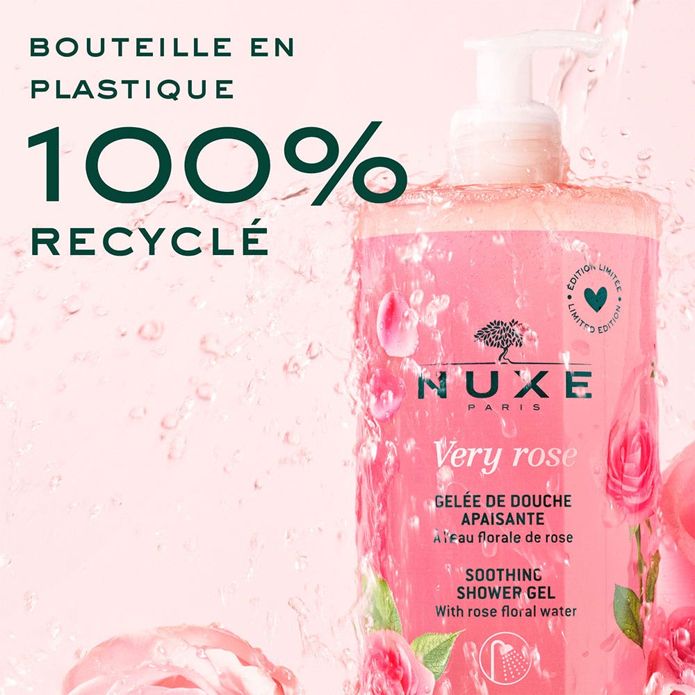 Nuxe Very rose Gentle Shower Gel 750ml (25.36fl oz)