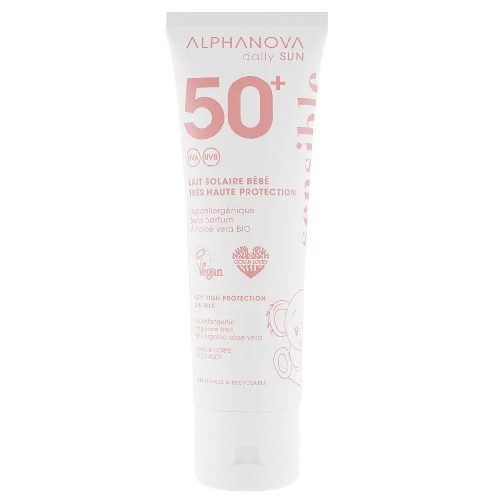 Alphanova Baby Sun Milk High Protection SPF50 + 50 ml (1,69 fl oz)