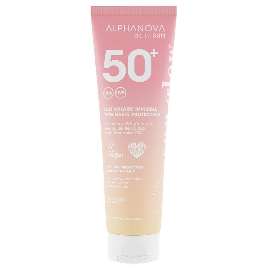 Alphanova Daily Sun Lait Solaire Invisible SPF50+ 150 ml 